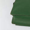 Secondhand Prada Saffiano Green Leather Bag