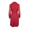 Secondhand Tory Burch Judi Printed Tie-Waist Dress - '10s