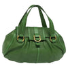 Secondhand Bulgari Chandra Green Leather Bag