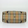 Secondhand Burberry Haymarket Beige Canvas Bag