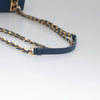 Secondhand Fendi Bebaguette Blue Leather Bag