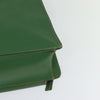 Secondhand Prada Saffiano Green Leather Bag