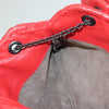 Secondhand Bottega Veneta Intrecciato Red Leather Bag