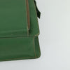 Secondhand Prada Saffiano Green Leather Bag