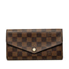Louis Vuitton Damier Ebene Sarah Wallet Secondhand