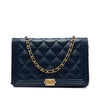 Chanel Quilted Lambskin Boy Wallet On Chain Secondhand