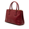 Prada Small Saffiano Lux Galleria Double Zip Satchel Secondhand