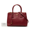 Prada Small Saffiano Lux Galleria Double Zip Satchel Secondhand
