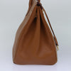 Hermes Birkin Handbag Brown Courchevel with Gold Hardware