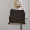 Secondhand Fendi Zucca Brown Canvas Bag