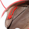 Secondhand Bottega Veneta Intrecciato Red Leather Bag