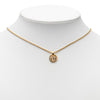 Dior Gold Plated CD Logo Pendant Necklace Secondhand