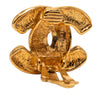 Chanel CC Quilted Gold Plated Clip On Earrings Secondhand