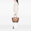 Gucci GG Canvas and Calfskin Bree Tote Secondhand