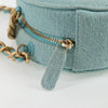 Secondhand Chanel Ronde Blue Canvas Bag