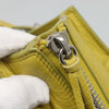 Secondhand Balenciaga Papier Yellow Leather Bag