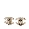 Chanel CC Brass Turn Lock Clip On Earrings Secondhand