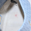 Secondhand Fendi Baguette Blue Canvas Bag