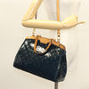 Secondhand Louis Vuitton Blair Navy Patent Leather Bag