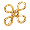 Chanel CC Gold Plated Infinity Brooch Secondhand