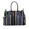 Fendi Large Pequin Canvas Etniko Du Jour Handbag Secondhand