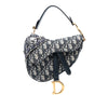 Dior Mini Oblique Canvas Saddle Bag Secondhand