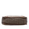 Fendi Zucchino Canvas F Charm Crossbody Secondhand