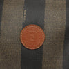 Secondhand Fendi Pequin Brown Canvas Bag
