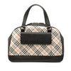 Secondhand Burberry Nova Check Canvas Handbag