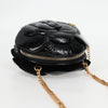 Secondhand Chanel Camélia Black Patent Leather Bag