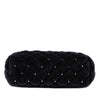 Chanel CC Quilted Velvet Crystal Wristlet Clutch Secondhand