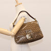 Secondhand Fendi Mamma Baguette Brown Canvas Bag