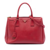 Prada Medium Saffiano Lux Galleria Double Zip Satchel Secondhand
