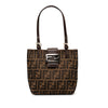 Fendi Zucca Canvas Shoulder Bag Secondhand