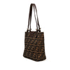 Secondhand Fendi Zucca Canvas Shoulder Bag