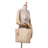 Chanel Grained Calfskin Tortoise Top Handle Tote Secondhand