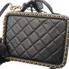 Chanel Small Lambskin CC Filigree Vanity Case Secondhand