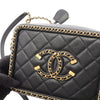 Chanel Small Lambskin CC Filigree Vanity Case Secondhand