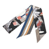 Hermès Grand Theatre Nouveau Silk Twilly Scarf Secondhand
