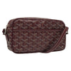 Secondhand Goyard Cap vert Burgundy Canvas Bag