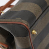 Secondhand Fendi Pequin Brown Canvas Bag