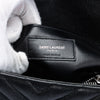 Saint Laurent Medium Chevron Sheepskin Monogram College Satchel Secondhand