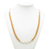 Chanel Gold Plated Faux Pearl Double Strand Necklace Secondhand