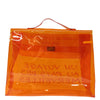 Secondhand Hermès Kelly Orange Vinyl Bag