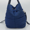 Secondhand Prada Tessuto Blue Synthetic Bag