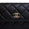 Chanel Quilted Lambskin Maxi Pearls Clutch With Chain Secondhand