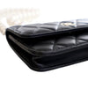 Chanel Quilted Lambskin Maxi Pearls Clutch With Chain Secondhand