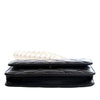 Chanel Quilted Lambskin Maxi Pearls Clutch With Chain Secondhand