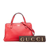 Gucci Calfskin Swing Top Handle Satchel Secondhand