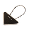 Prada Brass Enamel Logo Key Chain Secondhand